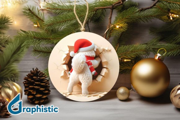3D Dog Christmas Ornament Back 31: A Review for Illustrations
