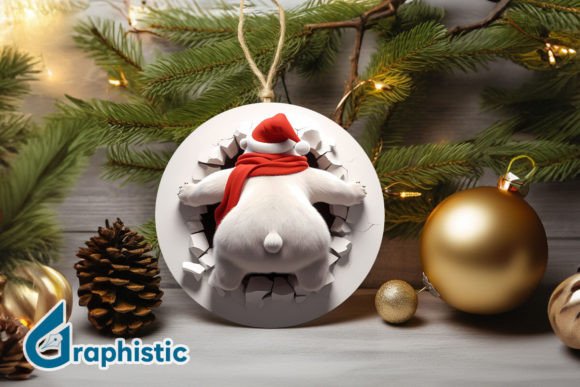 3D Polar Bear Christmas Ornament B 109: A Designer's Review