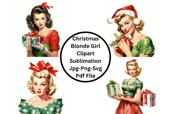 Christmas Blonde Girl Sublimation: A Designer's Review