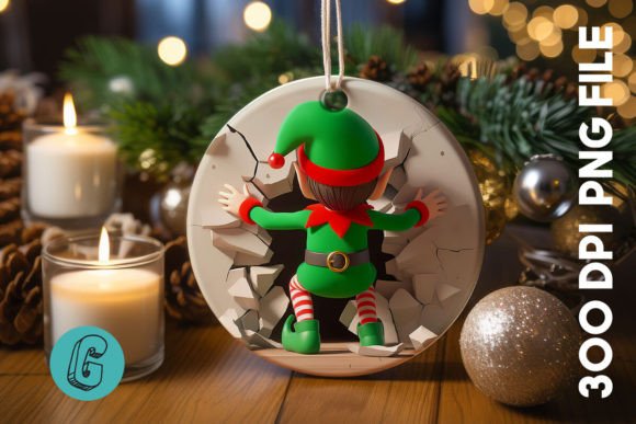 Cute ELF Christmas Ornament B 131: A Designer's Review