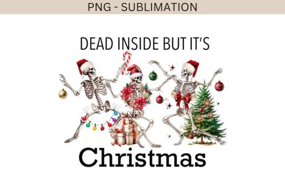 Dancing Skeleton Christmas, Dead Inside Illustrations Review