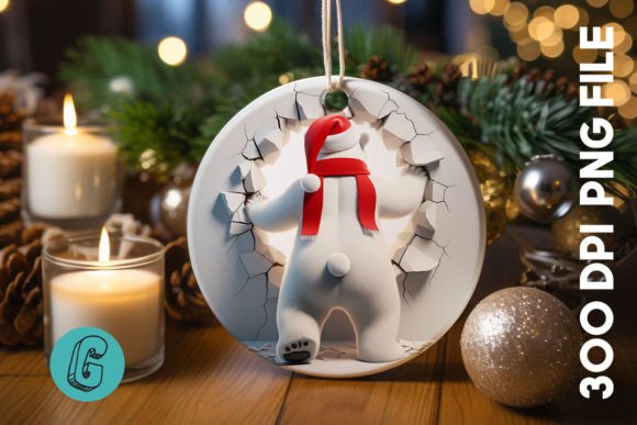 Polar Bear Christmas Ornament B 109: A Review for Sellers