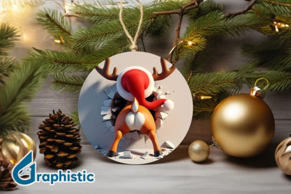 Reindeer 3D Christmas Ornament Back 21 Review